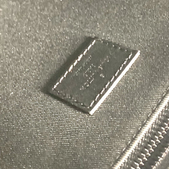 LOUIS VUITTON Handbag M45265 Monogram Eclipse Canvas black Monogram Eclipse Sac Plat Horizontal Zip mens Used Authentic