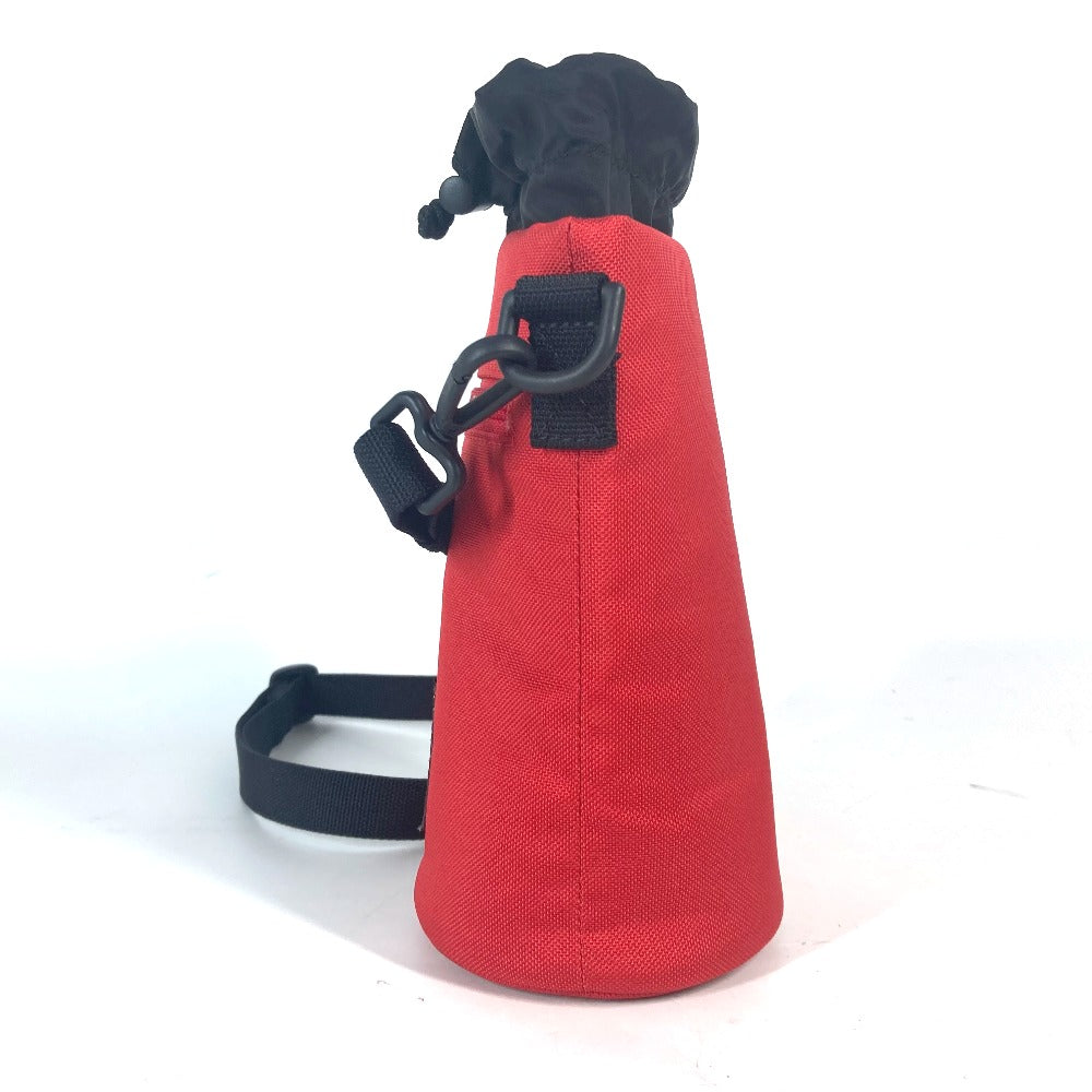 BALENCIAGA Shoulder Bag 618193 Nylon canvas Red WEEKEND logo Bottle holder Women(Unisex) Used Authentic