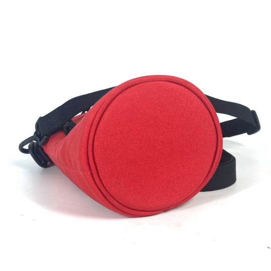 BALENCIAGA Shoulder Bag 618193 Nylon canvas Red WEEKEND logo Bottle holder Women(Unisex) Used Authentic