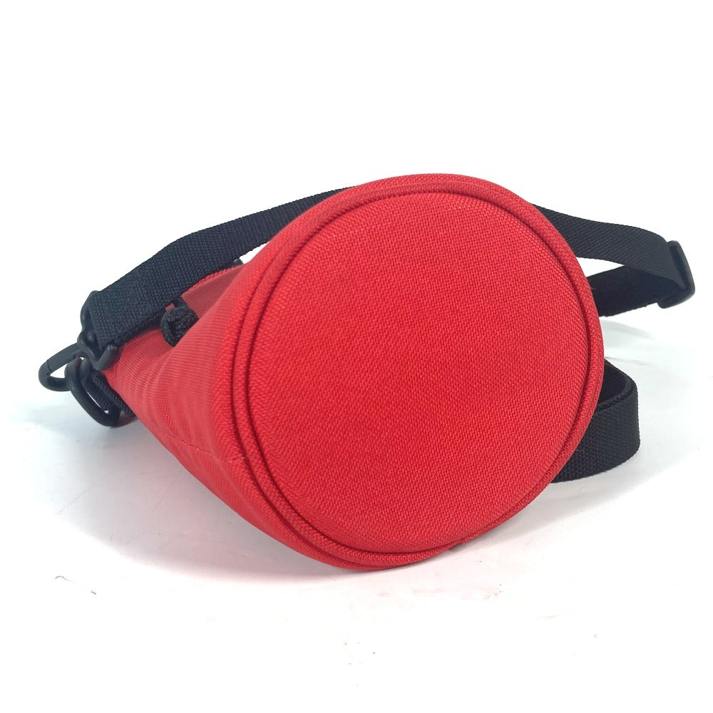 BALENCIAGA Shoulder Bag 618193 Nylon canvas Red WEEKEND logo Bottle holder Women(Unisex) Used Authentic