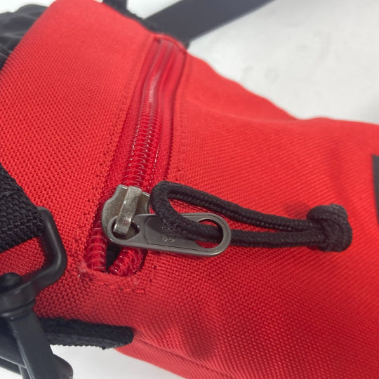 BALENCIAGA Shoulder Bag 618193 Nylon canvas Red WEEKEND logo Bottle holder Women(Unisex) Used Authentic