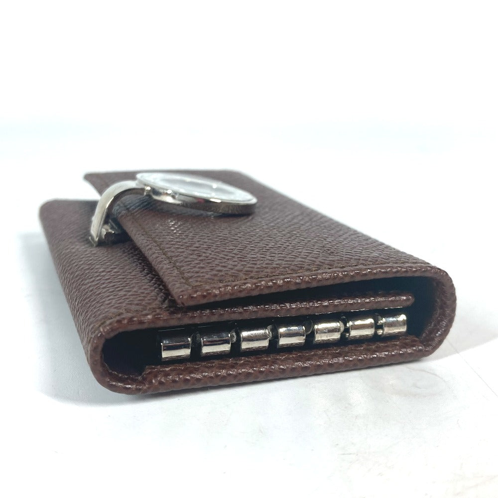 BVLGARI Key case Key holder  leather Brown Bulgari Bulgari unisex(Unisex) Used Authentic