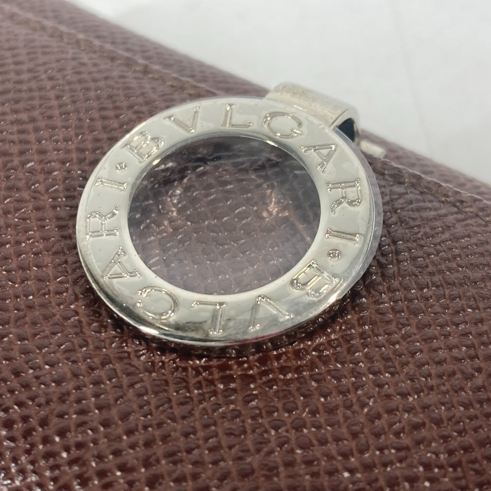 BVLGARI Key case Key holder  leather Brown Bulgari Bulgari unisex(Unisex) Used Authentic