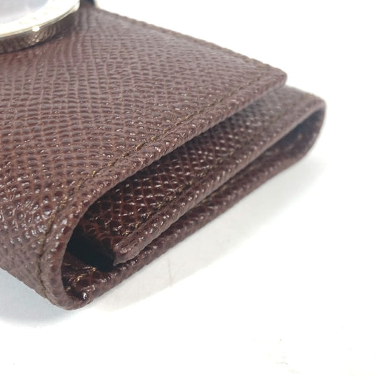 BVLGARI Key case Key holder  leather Brown Bulgari Bulgari unisex(Unisex) Used Authentic