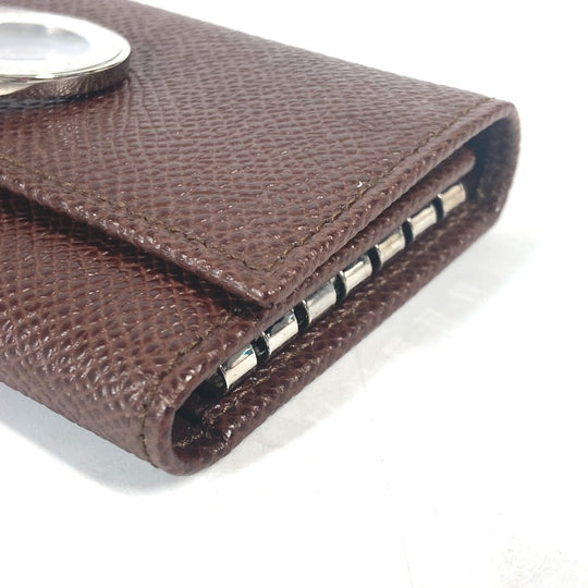 BVLGARI Key case Key holder  leather Brown Bulgari Bulgari unisex(Unisex) Used Authentic