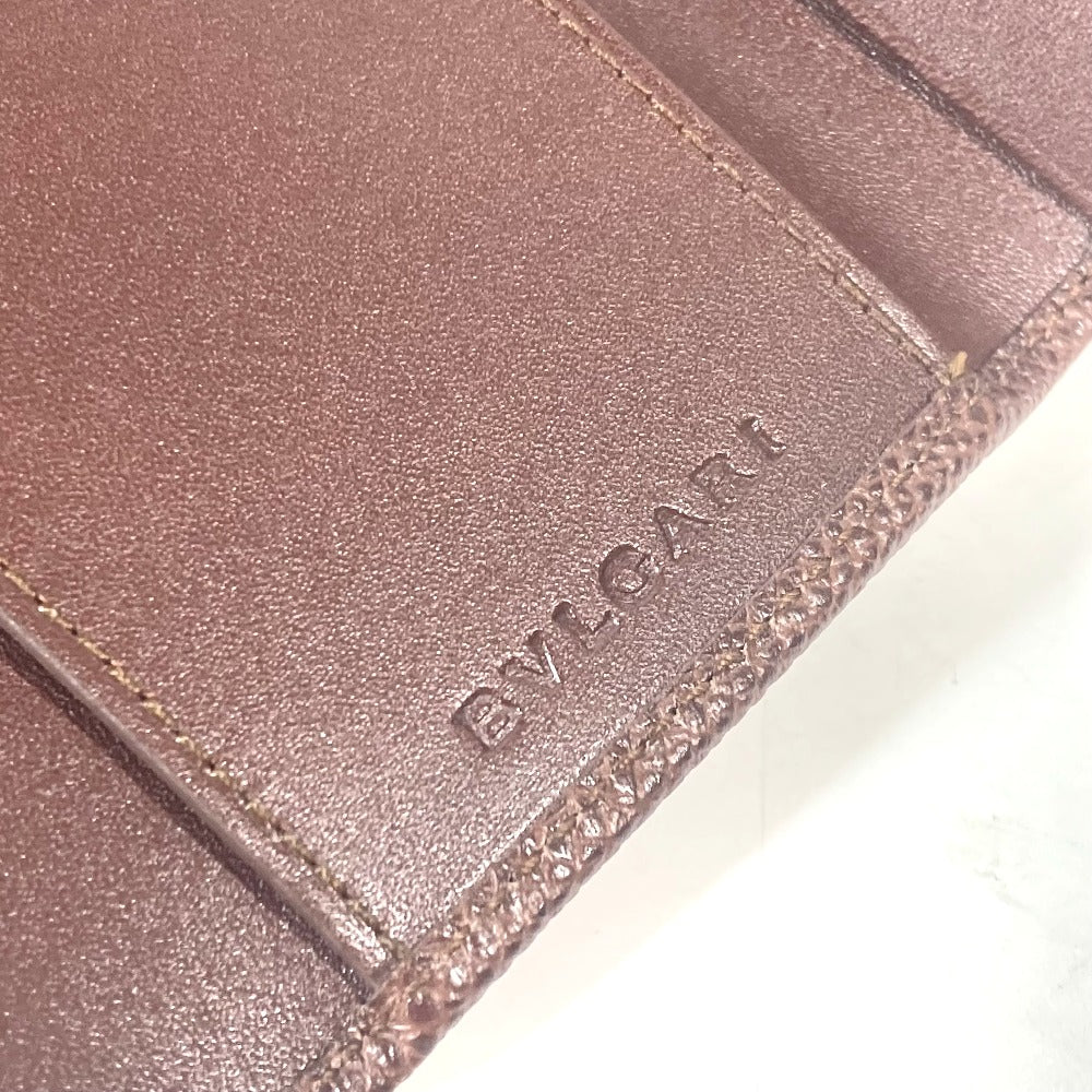 BVLGARI Key case Key holder  leather Brown Bulgari Bulgari unisex(Unisex) Used Authentic