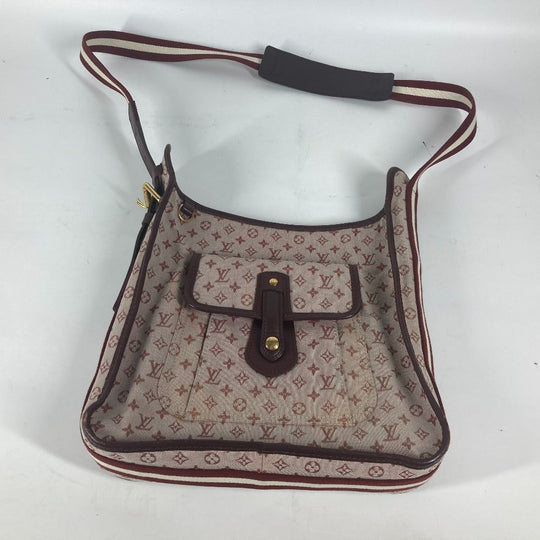 LOUIS VUITTON Shoulder Bag M92321 Monogram mini canvas Red Monogram mini Buzas Marie Kate Women Used Authentic