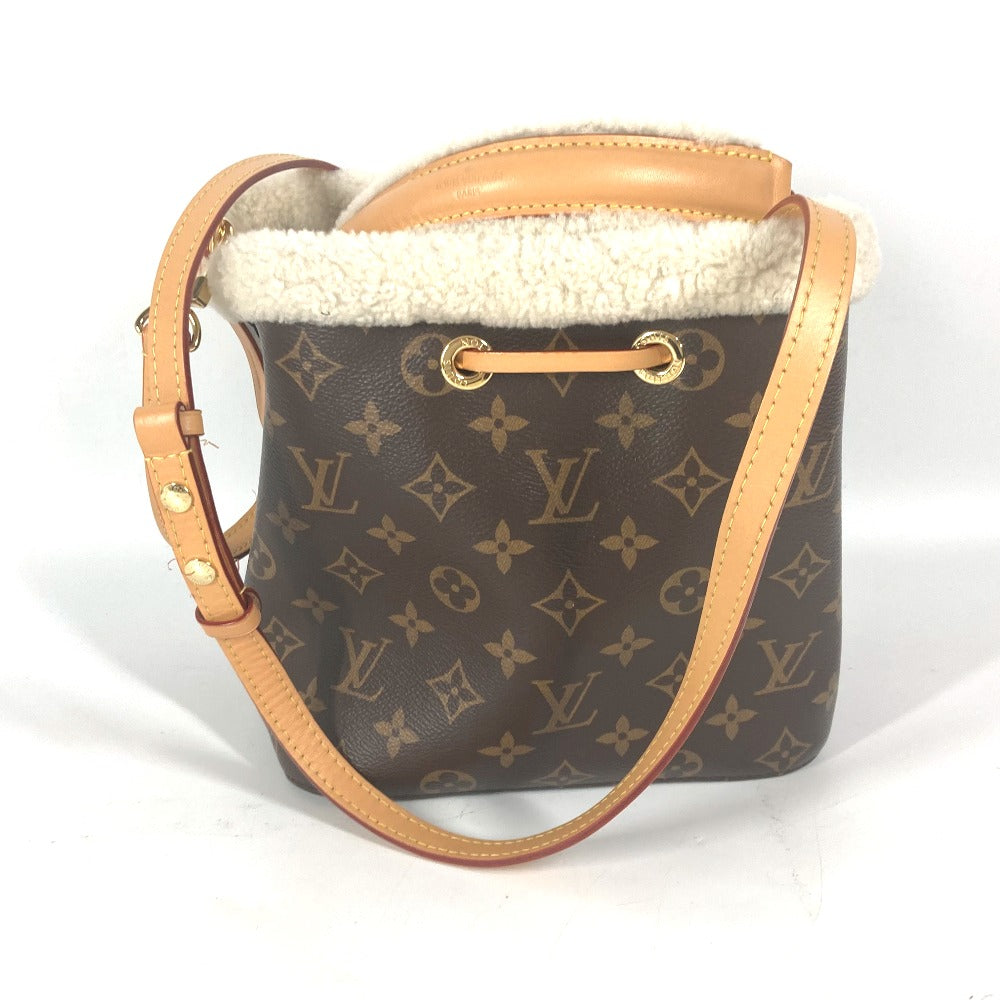 LOUIS VUITTON Shoulder Bag M46319 Monogram canvas Brown Monogram NeoNoe BB Drawstring Bag Women Used Authentic