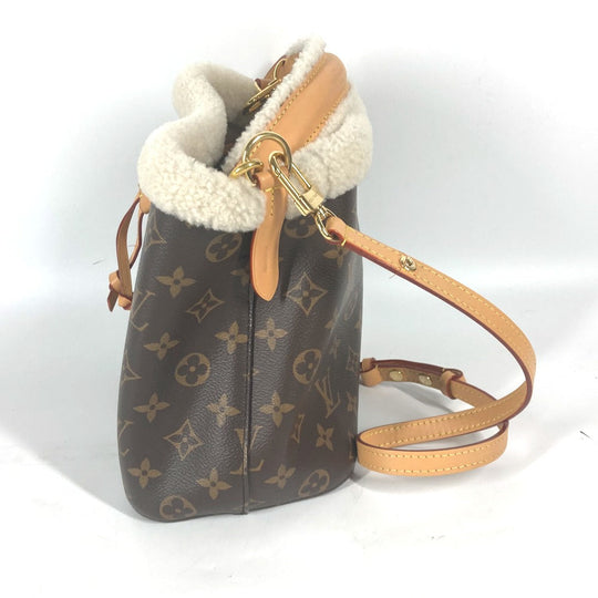 LOUIS VUITTON Shoulder Bag M46319 Monogram canvas Brown Monogram NeoNoe BB Drawstring Bag Women Used Authentic