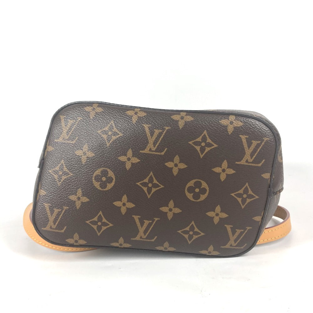 LOUIS VUITTON Shoulder Bag M46319 Monogram canvas Brown Monogram NeoNoe BB Drawstring Bag Women Used Authentic