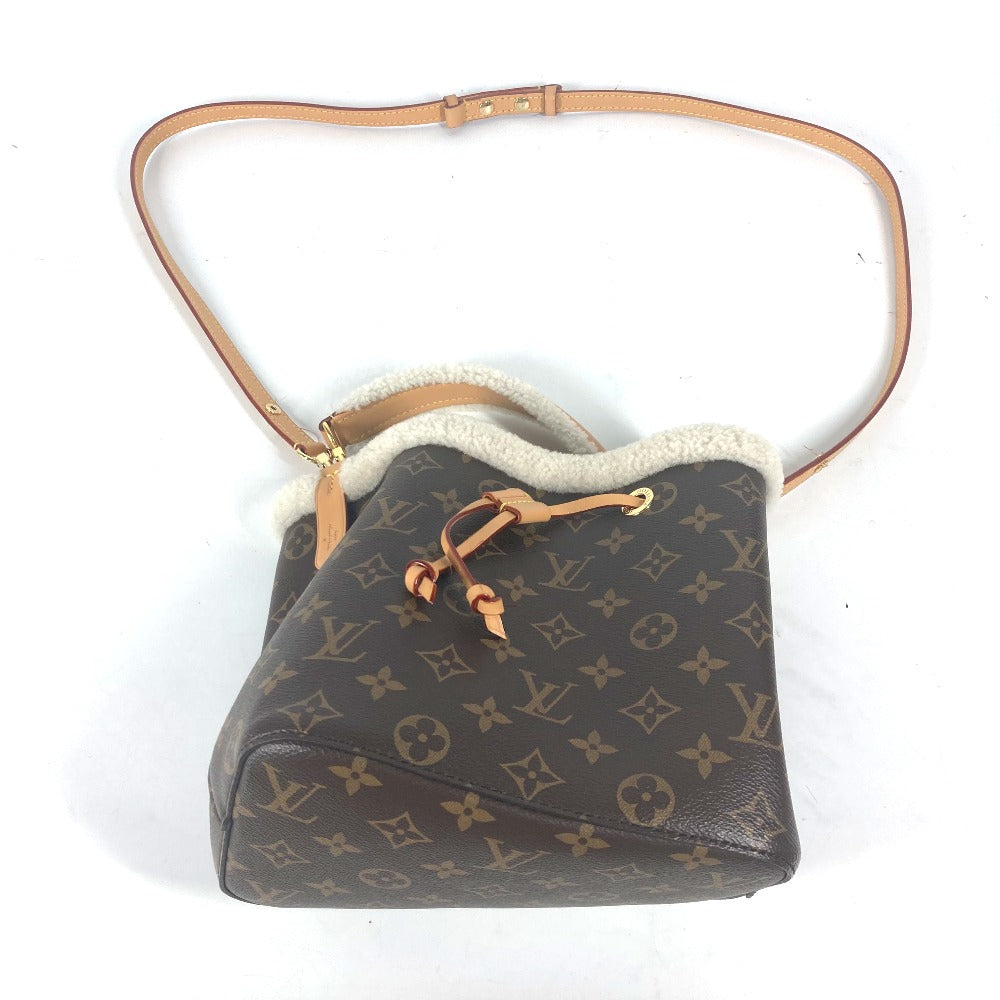 LOUIS VUITTON Shoulder Bag M46319 Monogram canvas Brown Monogram NeoNoe BB Drawstring Bag Women Used Authentic