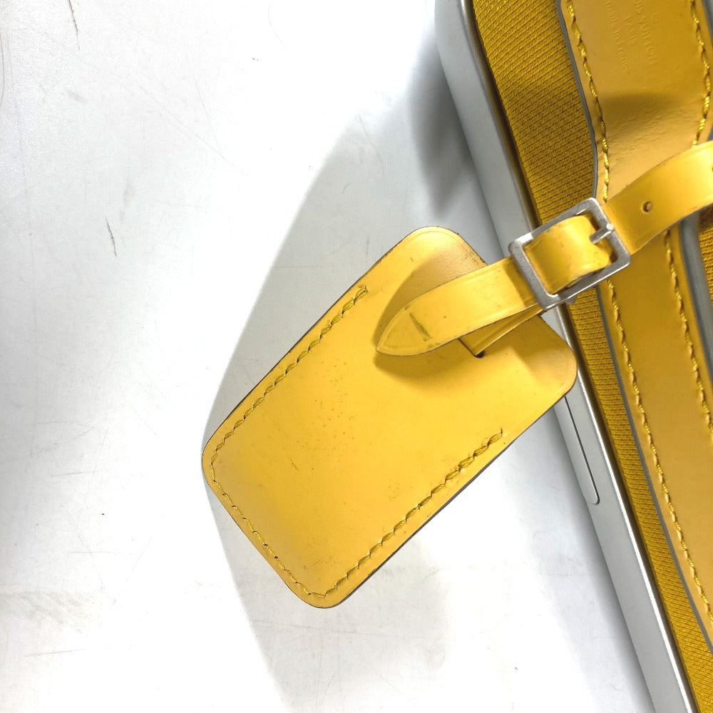 LOUIS VUITTON Carry Bag M20124 , Jacquard knit yellow Monogram Horizon Soft 2R55 Women Used Authentic