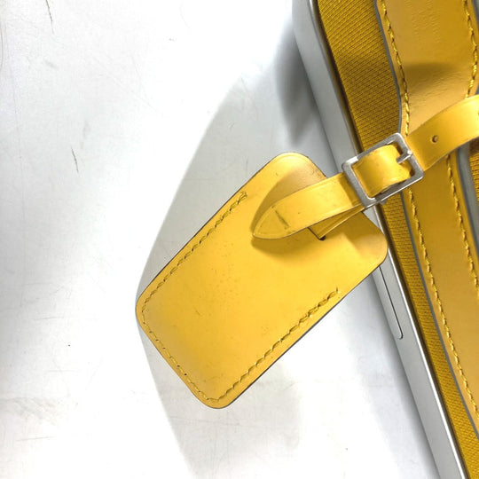 LOUIS VUITTON Carry Bag M20124 , Jacquard knit yellow Monogram Horizon Soft 2R55 Women Used Authentic
