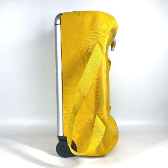 LOUIS VUITTON Carry Bag M20124 , Jacquard knit yellow Monogram Horizon Soft 2R55 Women Used Authentic