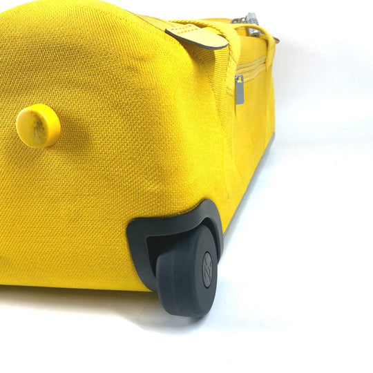 LOUIS VUITTON Carry Bag M20124 , Jacquard knit yellow Monogram Horizon Soft 2R55 Women Used Authentic