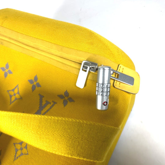 LOUIS VUITTON Carry Bag M20124 , Jacquard knit yellow Monogram Horizon Soft 2R55 Women Used Authentic