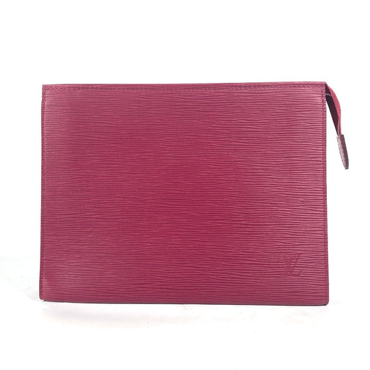 LOUIS VUITTON Clutch bag M41085 Epi Leather Red Epi posh toilette 26 unisex(Unisex) Used Authentic