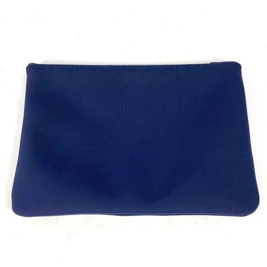 HERMES Pouch H104312M 01 polyamide Navy Neovan MM Women Used Authentic