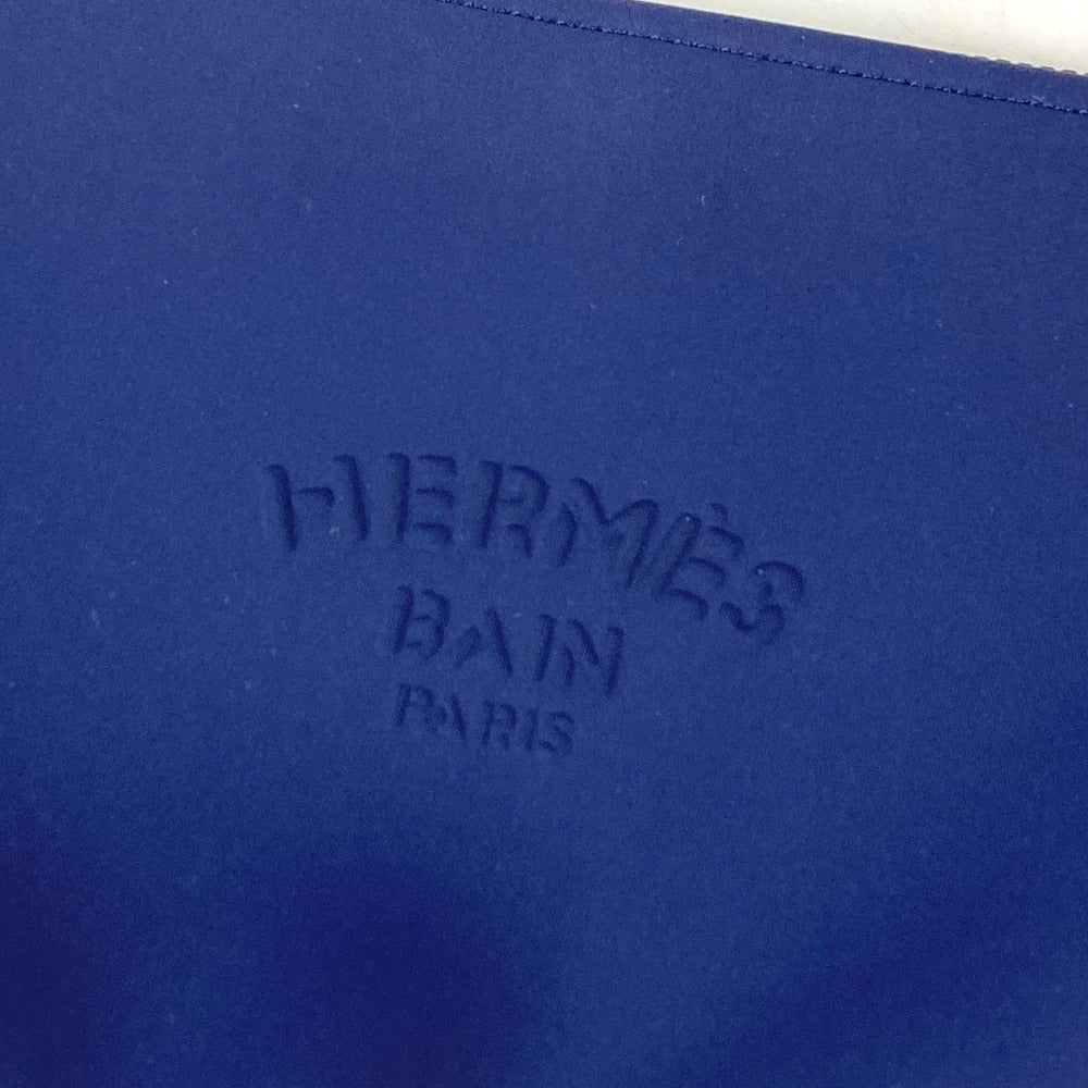 HERMES Pouch H104312M 01 polyamide Navy Neovan MM Women Used Authentic