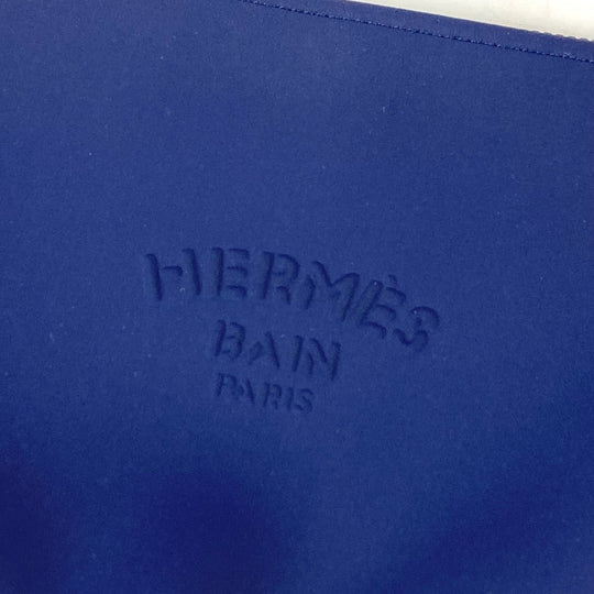 HERMES Pouch H104312M 01 polyamide Navy Neovan MM Women Used Authentic
