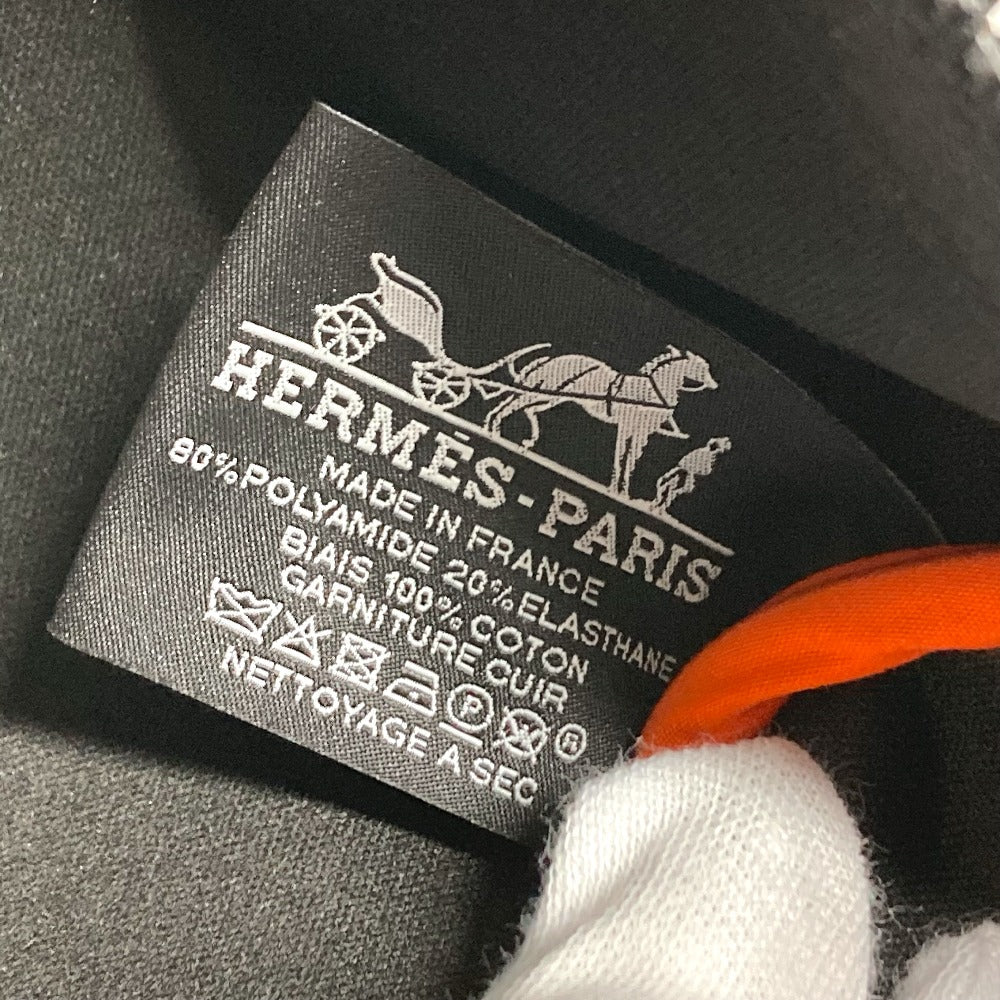 HERMES Pouch H104312M 01 polyamide Navy Neovan MM Women Used Authentic