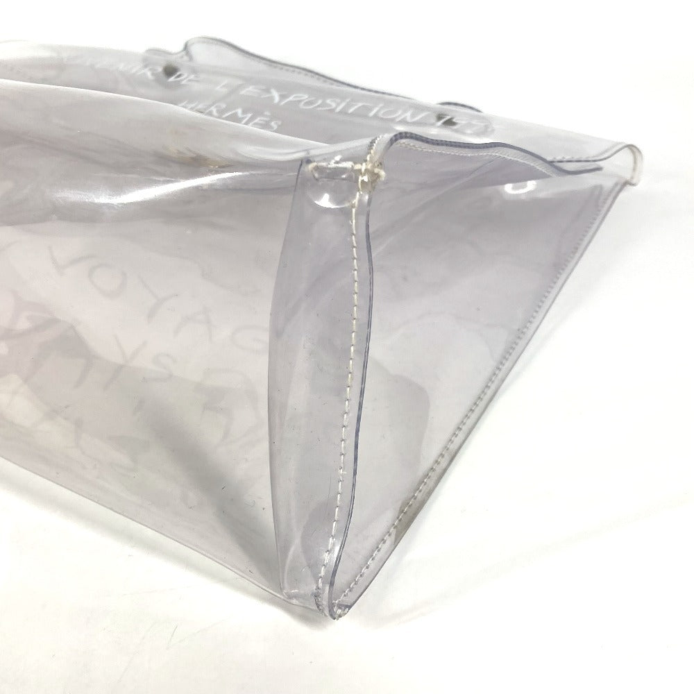 HERMES Handbag Plastics clear Plastics Kelly Women Used Authentic