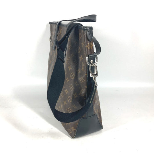 LOUIS VUITTON Shoulder Bag M56708 Monogram macacer canvas Brown Monogram macacer Davis unisex(Unisex) Used Authentic