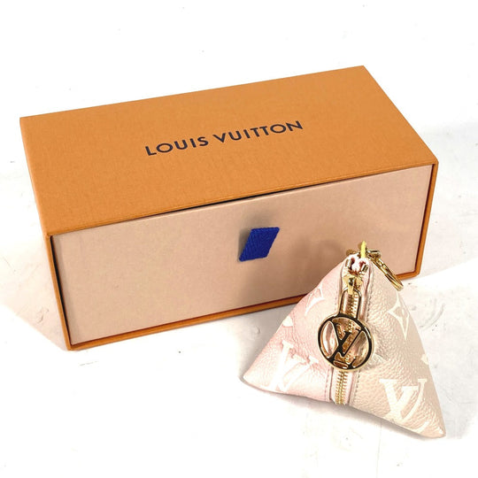 LOUIS VUITTON key ring M00669 Monogram canvas pink Monogram Berlango Women Used Authentic
