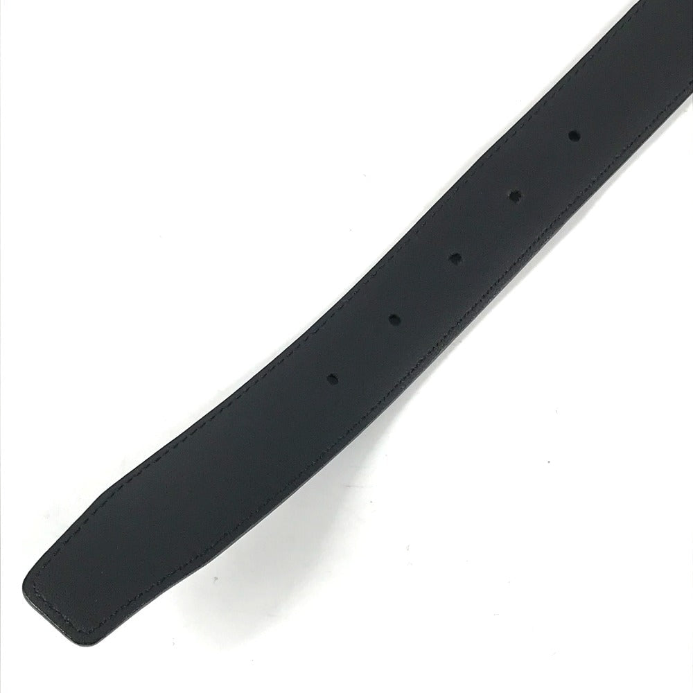 LOUIS VUITTON belt M6057T Damier Grafitto Canvas black Damier Grafitte Saint Tulle Neogram mens 95 Used Authentic