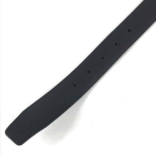 LOUIS VUITTON belt M6057T Damier Grafitto Canvas black Damier Grafitte Saint Tulle Neogram mens 95 Used Authentic