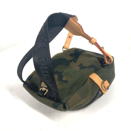 LOUIS VUITTON key ring M44201 canvas green Supreme collaboration Apollo Backpack Nano unisex(Unisex) Used Authentic