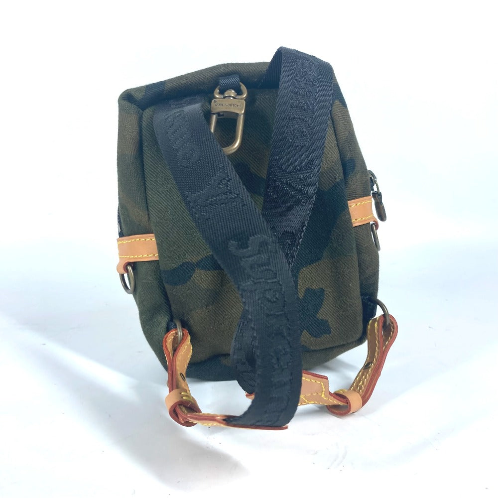 LOUIS VUITTON key ring M44201 canvas green Supreme collaboration Apollo Backpack Nano unisex(Unisex) Used Authentic