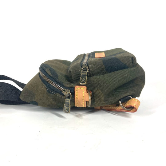 LOUIS VUITTON key ring M44201 canvas green Supreme collaboration Apollo Backpack Nano unisex(Unisex) Used Authentic
