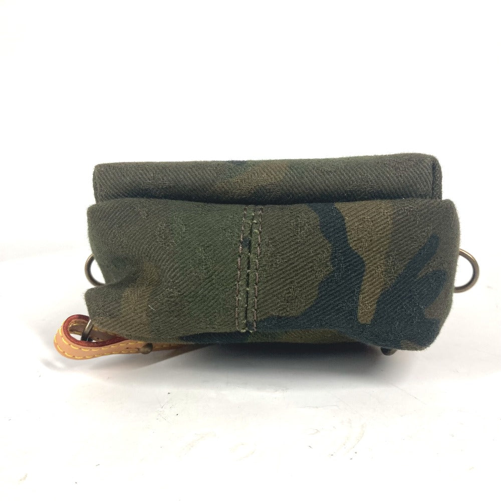 LOUIS VUITTON key ring M44201 canvas green Supreme collaboration Apollo Backpack Nano unisex(Unisex) Used Authentic