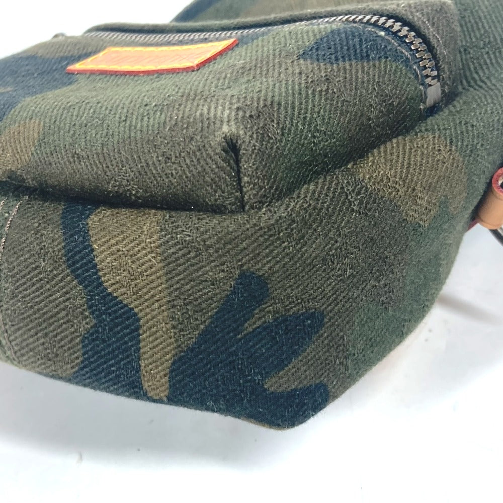 LOUIS VUITTON key ring M44201 canvas green Supreme collaboration Apollo Backpack Nano unisex(Unisex) Used Authentic