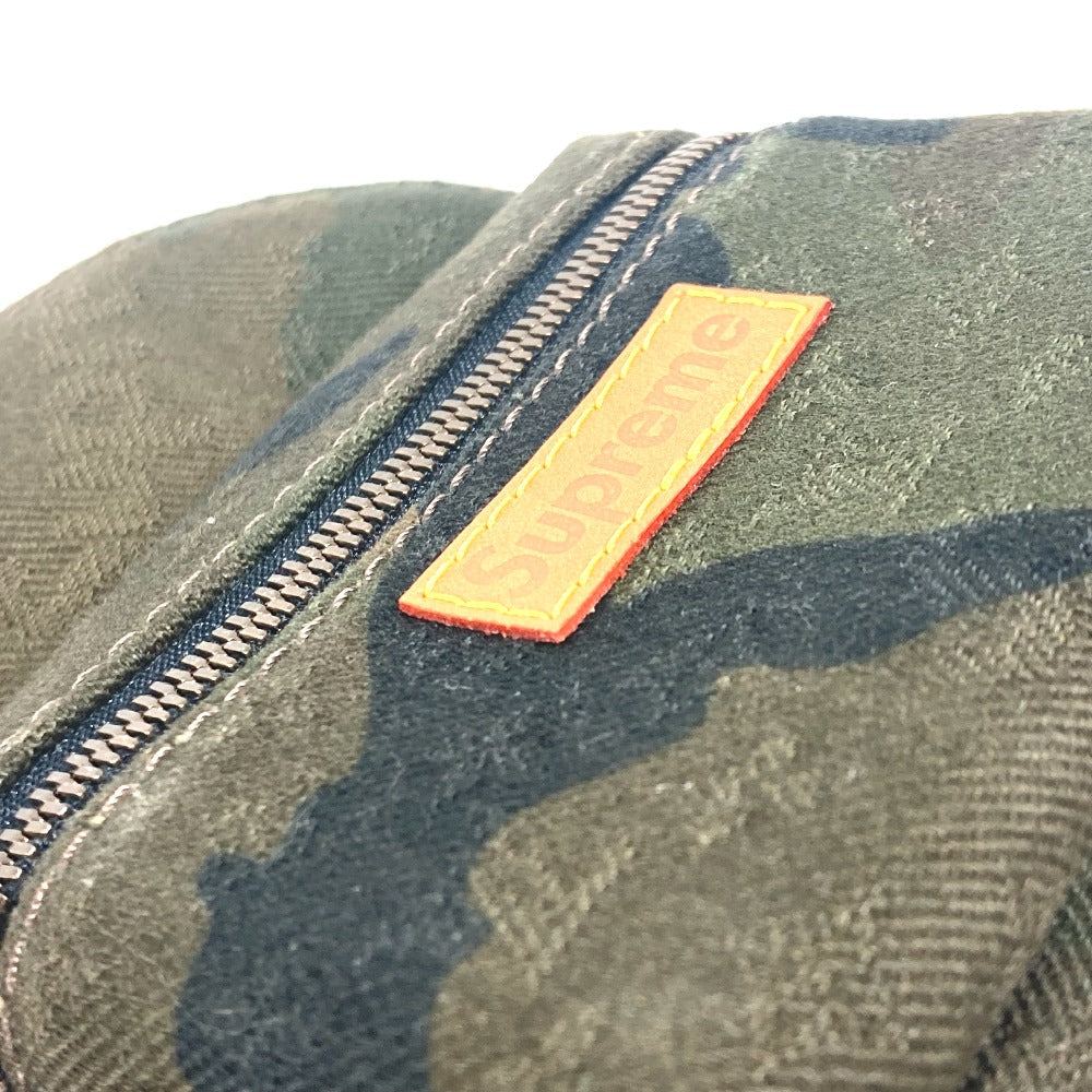 LOUIS VUITTON key ring M44201 canvas green Supreme collaboration Apollo Backpack Nano unisex(Unisex) Used Authentic