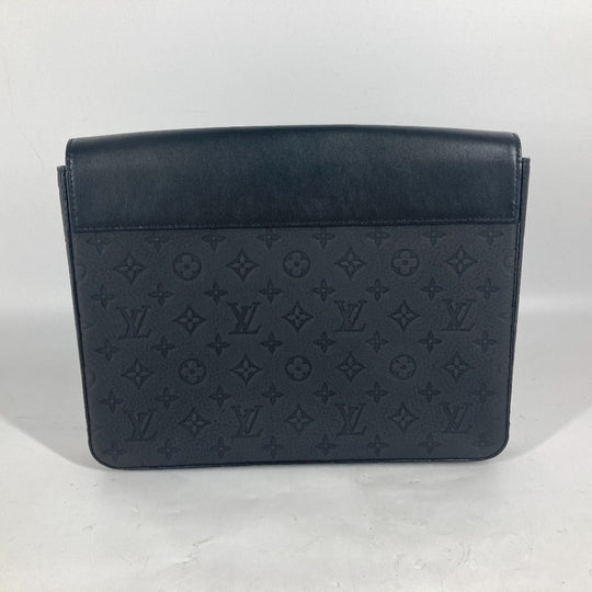 LOUIS VUITTON Clutch bag M80140 Taurillon Clemence Leather black Taurillon Clemence Monogram pochette steamer unisex(Unisex) Used Authentic