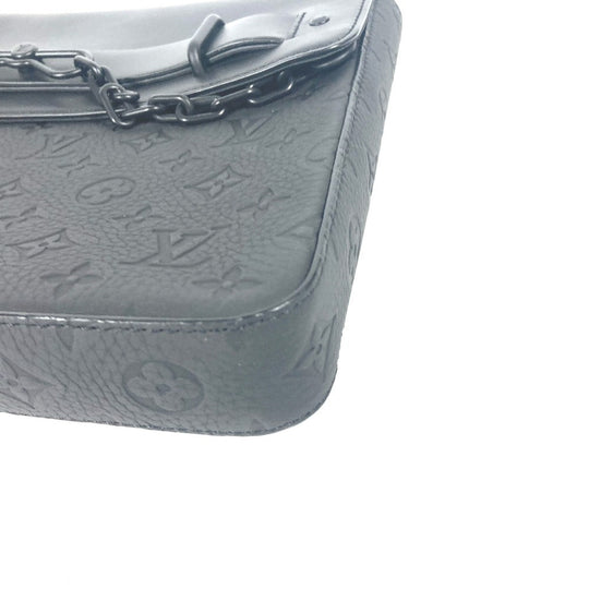 LOUIS VUITTON Clutch bag M80140 Taurillon Clemence Leather black Taurillon Clemence Monogram pochette steamer unisex(Unisex) Used Authentic