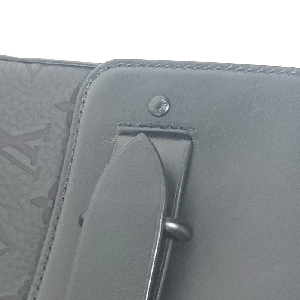 LOUIS VUITTON Clutch bag M80140 Taurillon Clemence Leather black Taurillon Clemence Monogram pochette steamer unisex(Unisex) Used Authentic