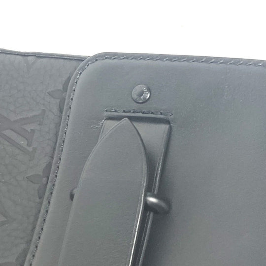 LOUIS VUITTON Clutch bag M80140 Taurillon Clemence Leather black Taurillon Clemence Monogram pochette steamer unisex(Unisex) Used Authentic
