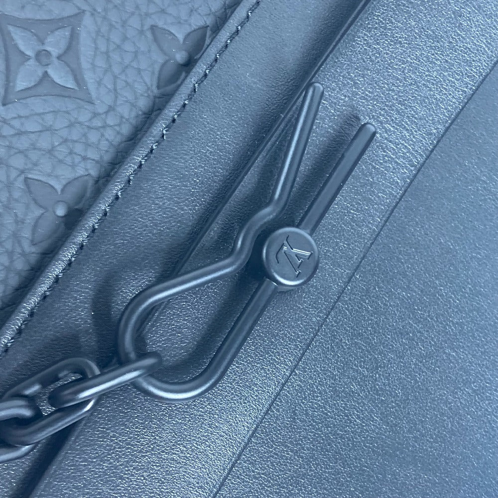 LOUIS VUITTON Clutch bag M80140 Taurillon Clemence Leather black Taurillon Clemence Monogram pochette steamer unisex(Unisex) Used Authentic