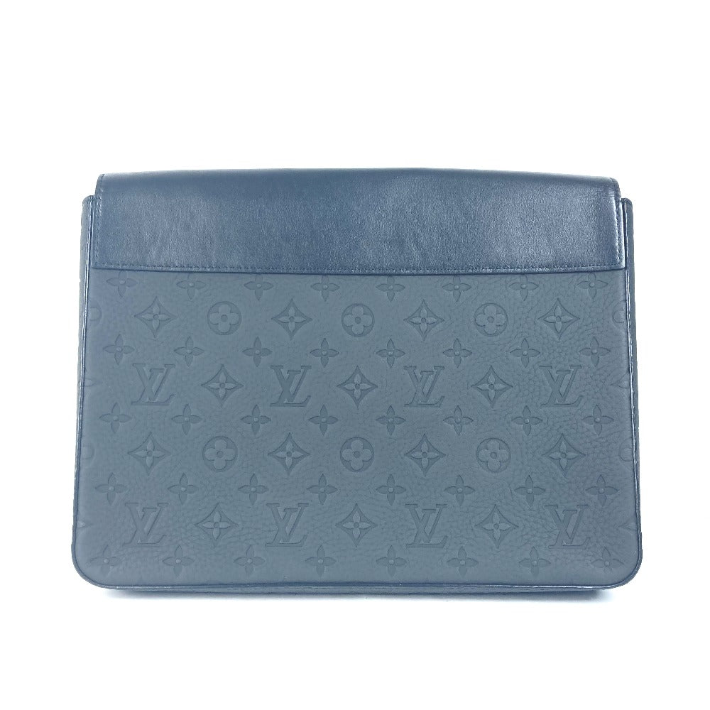LOUIS VUITTON Clutch bag M80140 Taurillon Clemence Leather black Taurillon Clemence Monogram pochette steamer unisex(Unisex) Used Authentic