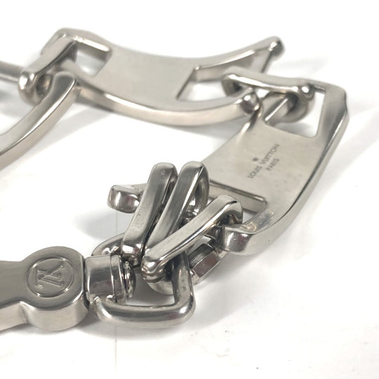 LOUIS VUITTON bracelet MP3015 metal Silver Bracelet LV Zip Bracelet mens Used Authentic