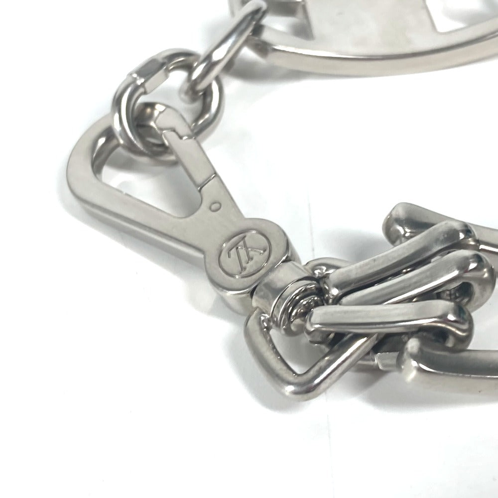 LOUIS VUITTON bracelet MP3015 metal Silver Bracelet LV Zip Bracelet mens Used Authentic