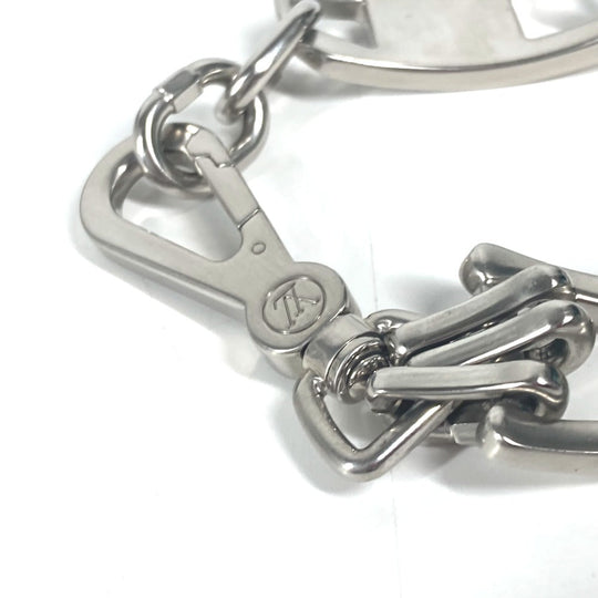 LOUIS VUITTON bracelet MP3015 metal Silver Bracelet LV Zip Bracelet mens Used Authentic