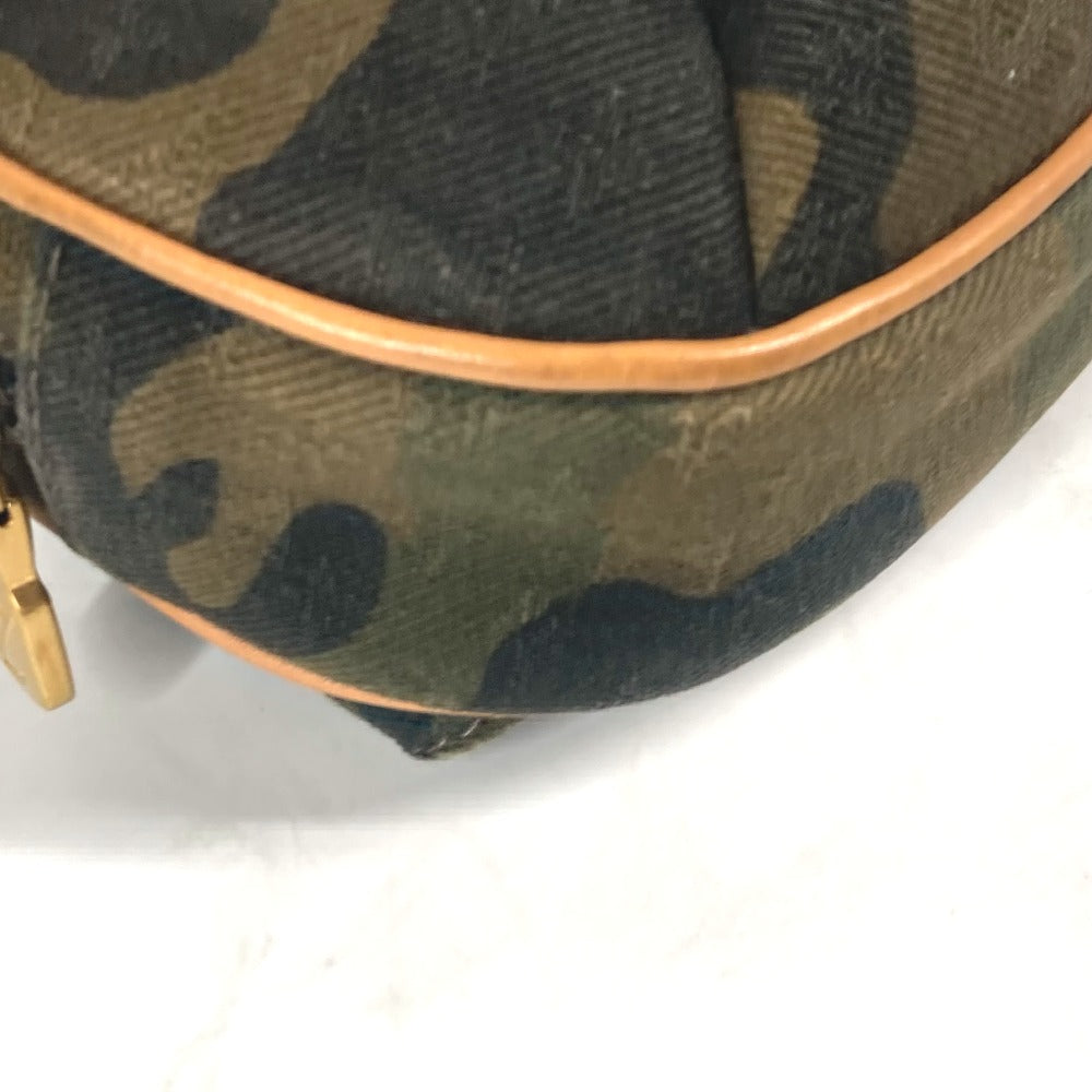 LOUIS VUITTON Sling bag M44202 canvas khaki Monogram camouflage Supreme Bumback PM unisex(Unisex) Used Authentic