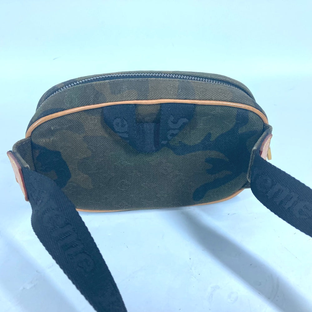 LOUIS VUITTON Sling bag M44202 canvas khaki Monogram camouflage Supreme Bumback PM unisex(Unisex) Used Authentic