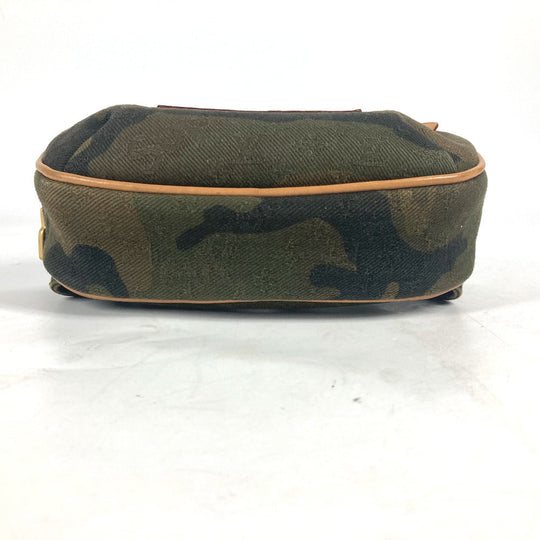 LOUIS VUITTON Sling bag M44202 canvas khaki Monogram camouflage Supreme Bumback PM unisex(Unisex) Used Authentic