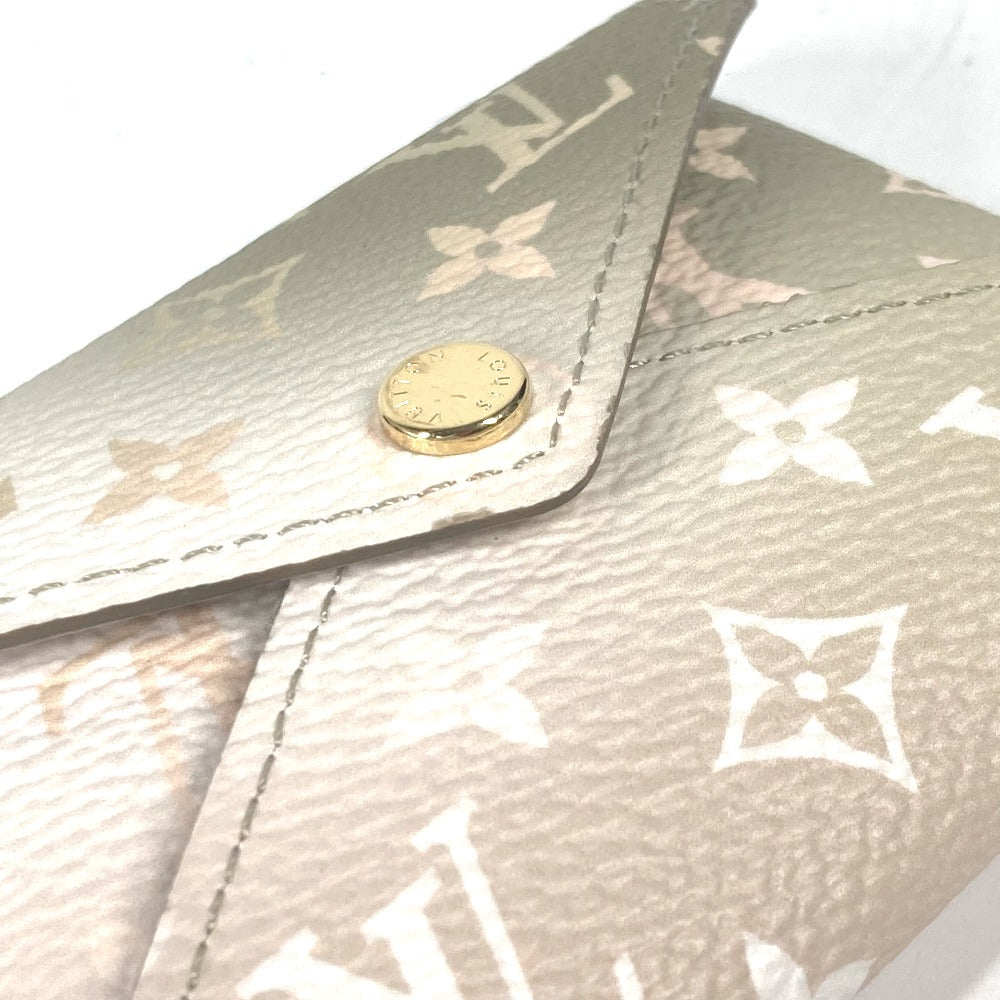 LOUIS VUITTON Card Case M81271 Monogram canvas beige LV Escal Pochette Kirigami Small Only Women Used Authentic