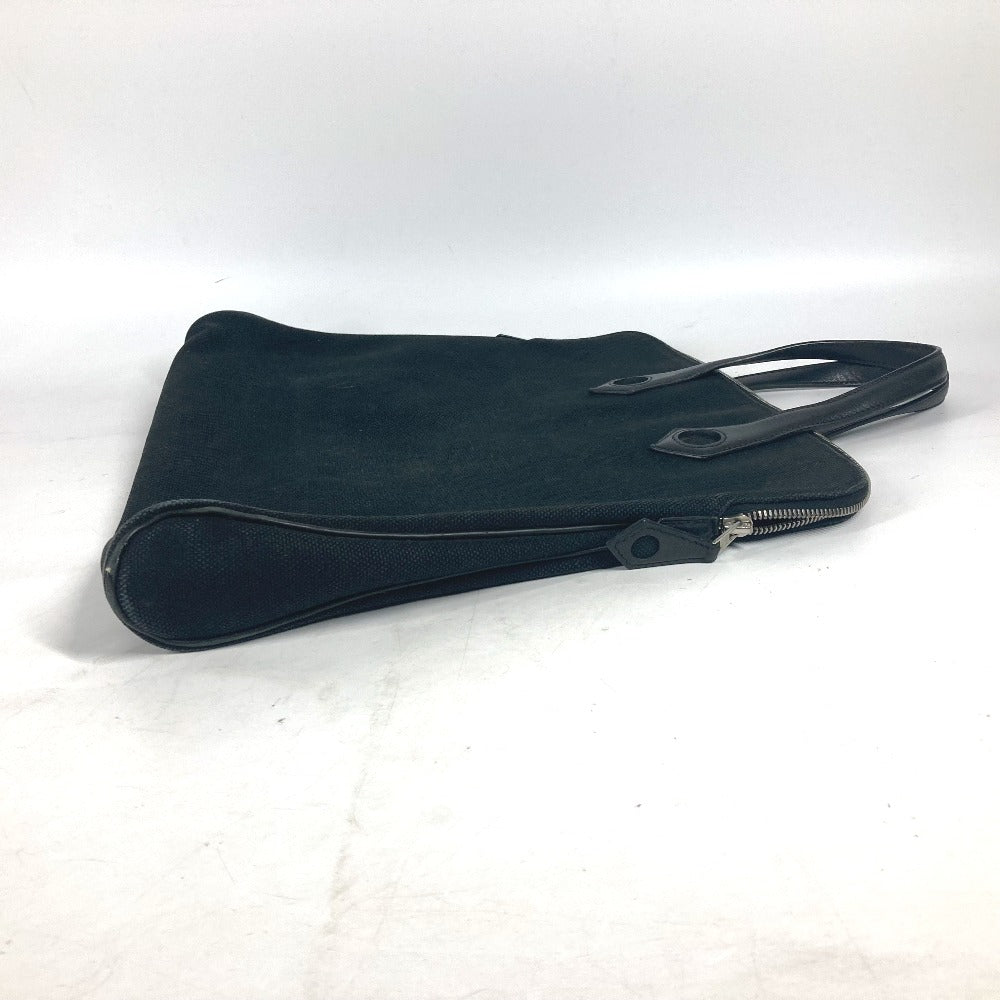 HERMES Handbag Leather / canvas black Sac Ibou PM unisex(Unisex) Used Authentic